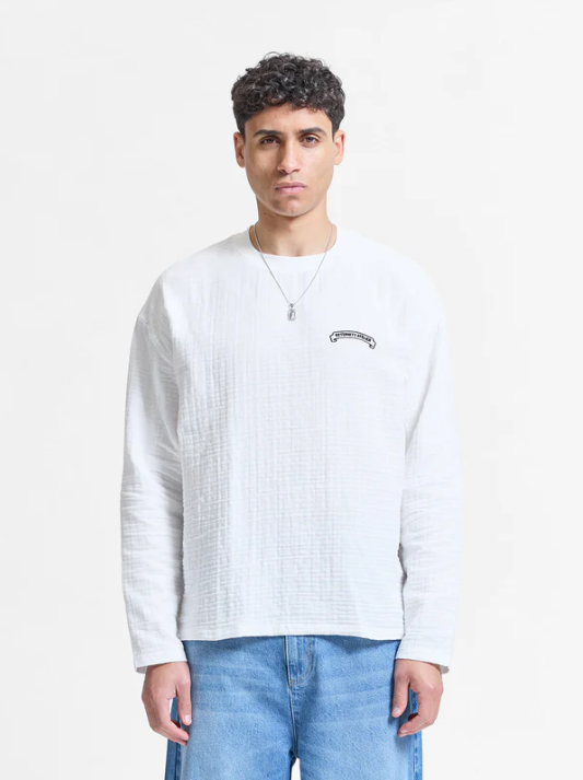 BAND OF PROCESS LONGSLEEVE WHITE - RETBOPLW5454