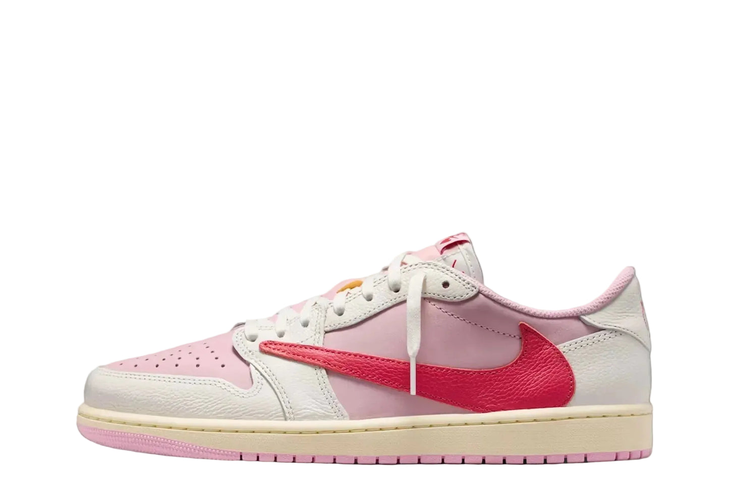 Air Jordan 1 Retro Low OG SP Travis Scott Sail Tropical Pink