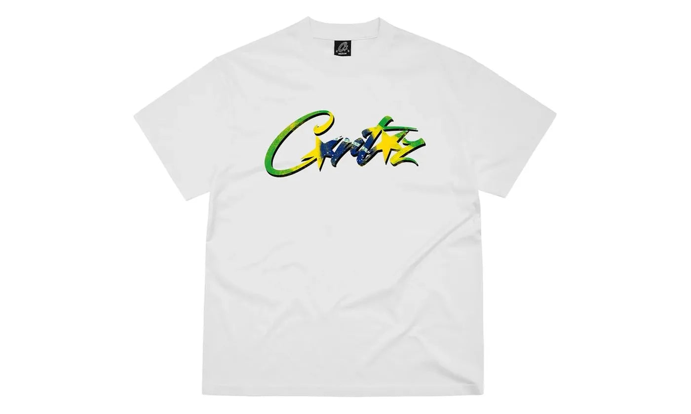 Corteiz Brasil Tee White (CORT-COBRTW-WHITE) - Three52