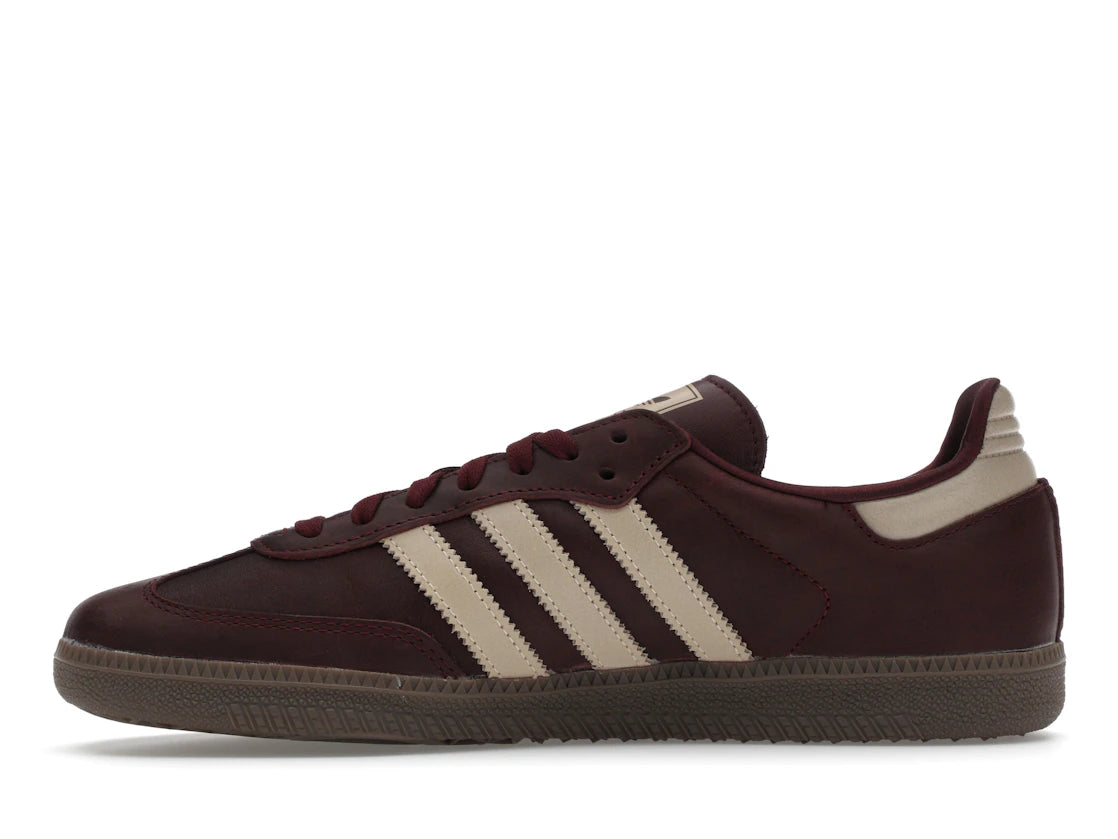 adidas Samba OG Maroon Crystal Sand (Women's) - IF7004