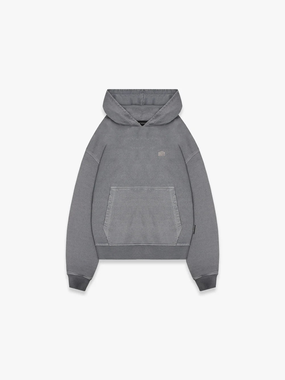 SIGNE ZIP-HOODIE - WASHED GREY - 1001252030