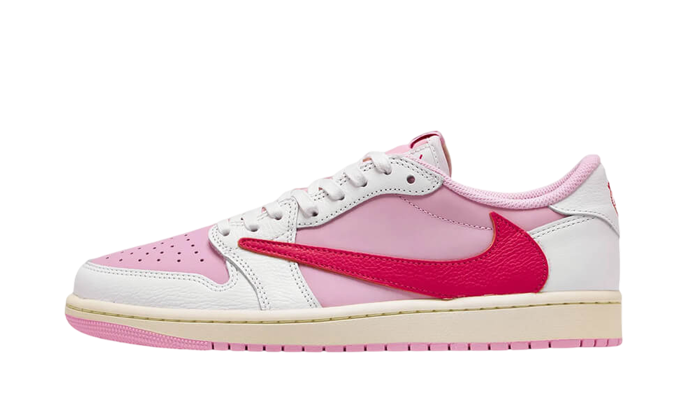 Air Jordan 1 Retro Low OG SP Travis Scott Sail Tropical Pink
