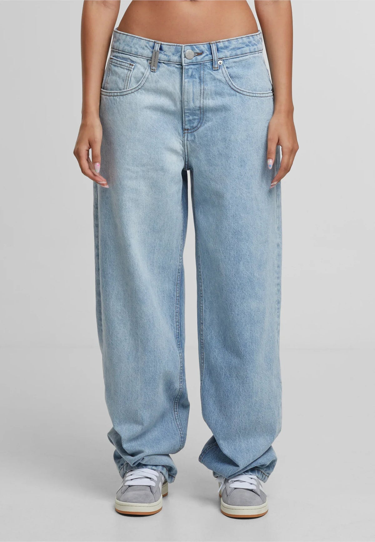 2Y Studios Women Naya Basic Baggy Jeans - Ice Blue - 2Y Studios Women Naya Basic Baggy Jeans - Ice Blue