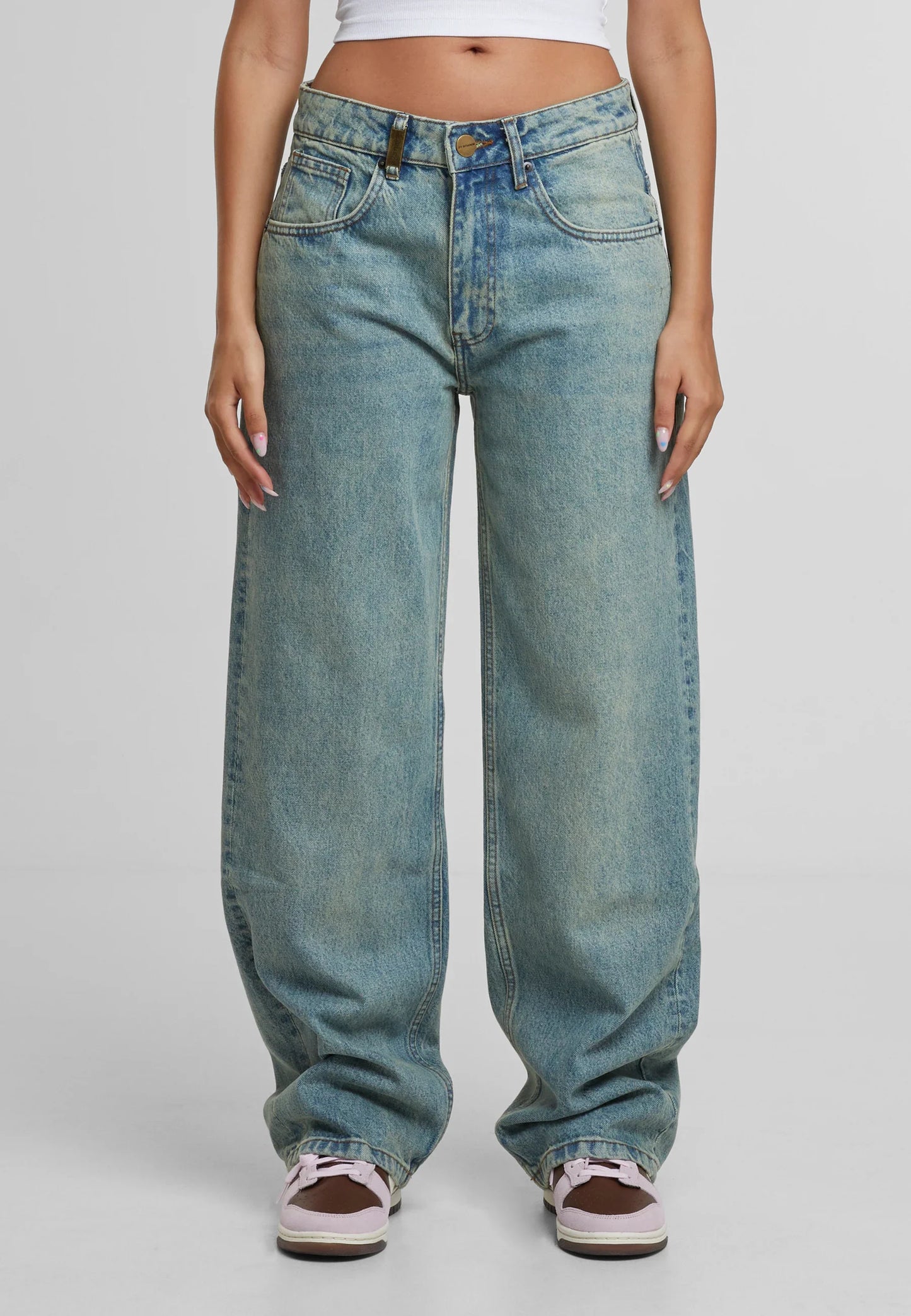 2Y Studios WOMEN Vintage Blue Baggy Jeans - 2YSWVBBJ