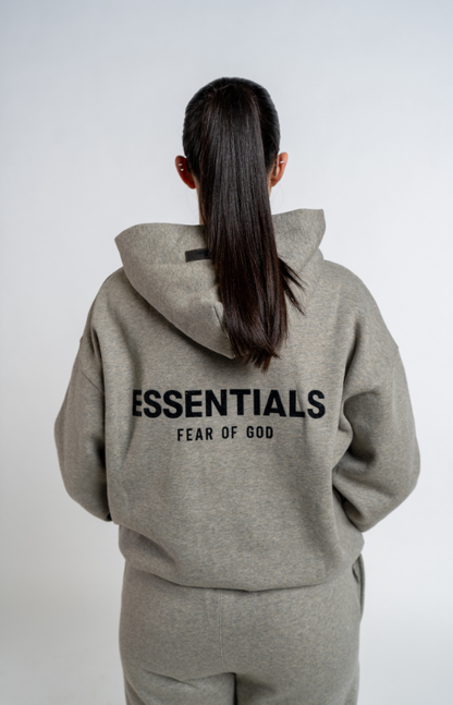 Fear of God Essentials Hoodie (2022) Dark Oatmeal