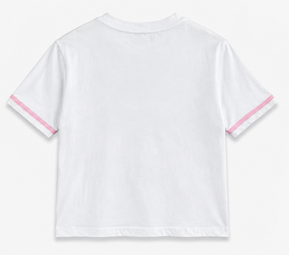 True Religion Crystal HS Baby Tee - Optic White - True Religion Crystal HS Baby Tee - Optic White