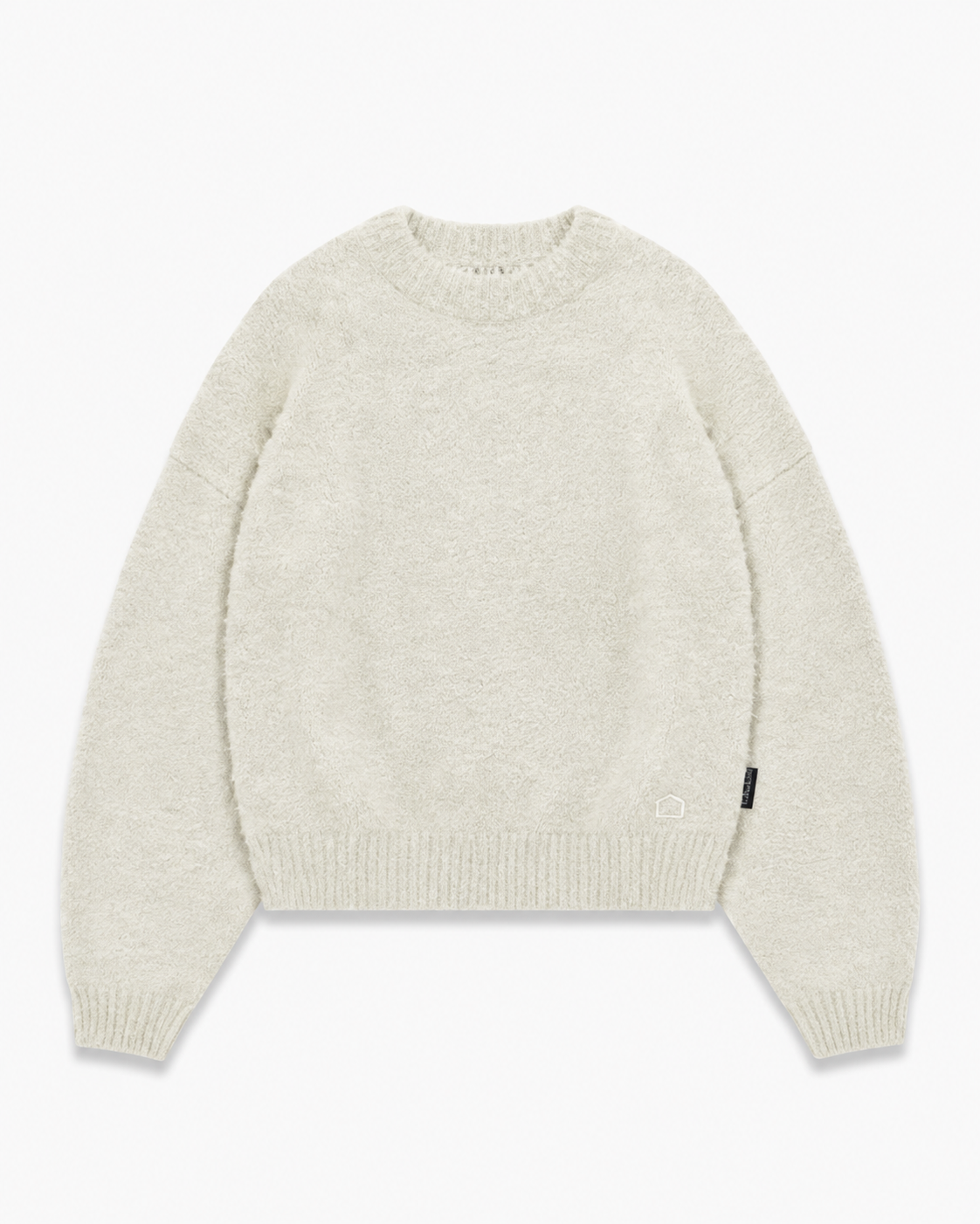 FURRY KNIT SWEATER CREAM - RETERFKSC