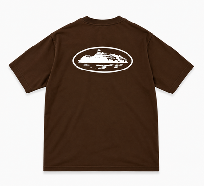 Corteiz OG Island T-shirt Brown - CORT-COOITBXX-MULTI