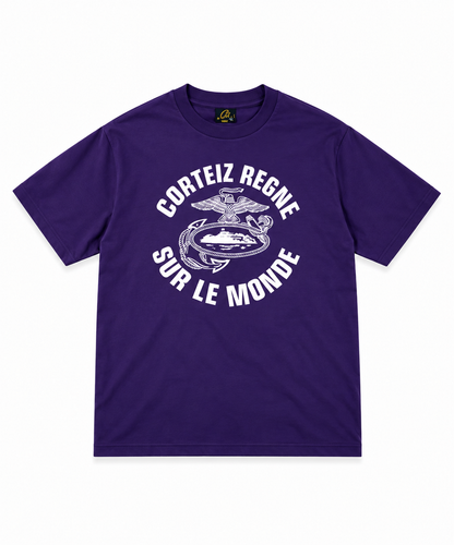 Corteiz regne sur le monde Tee -  purple - Corteiz regne sur le monde Tee -  purple