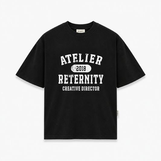 Reternity Atelier Emblem T-Shirt - Black - Reternity Atelier Emblem T-Shirt - Black