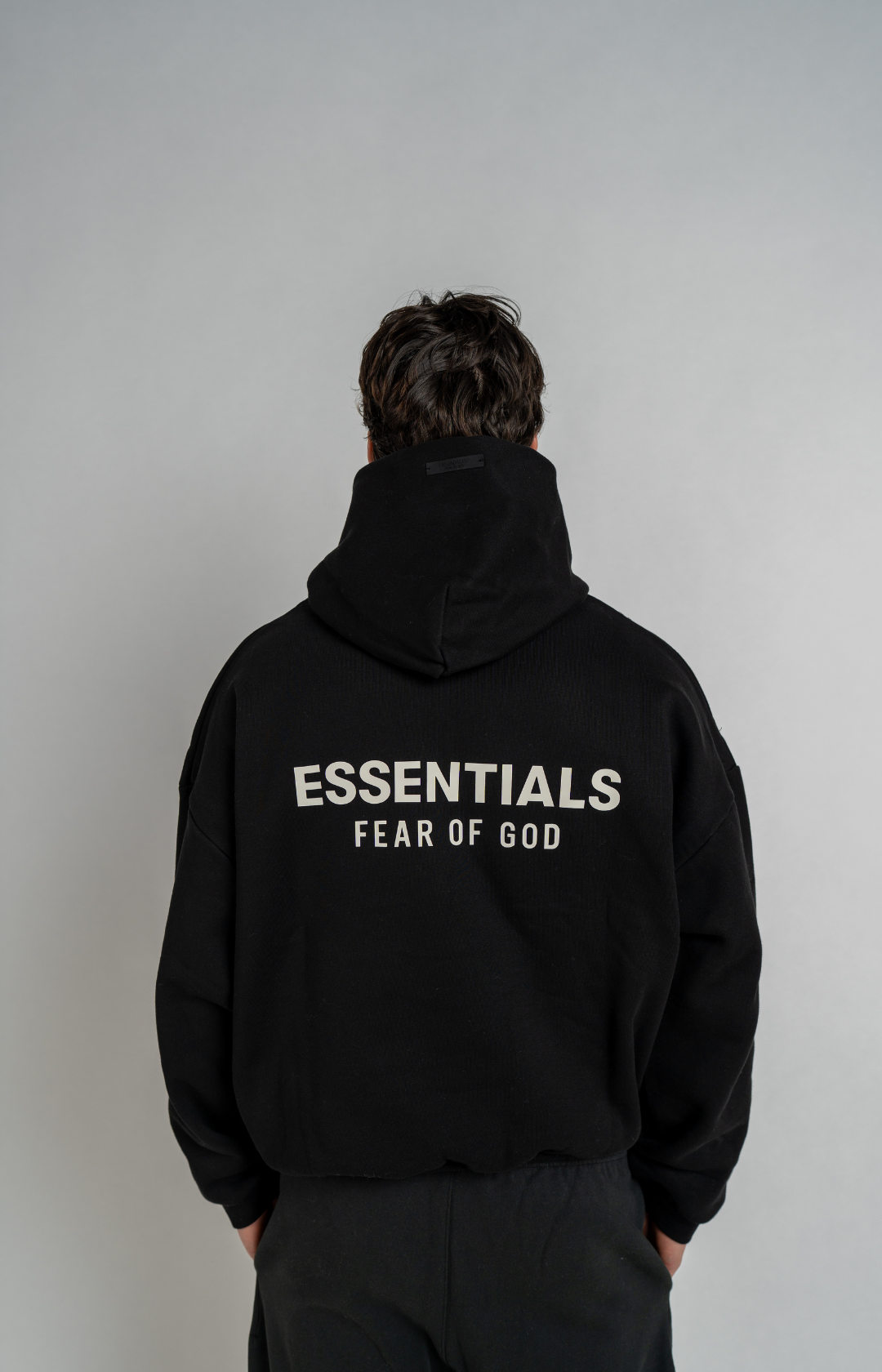 Fear Of God Fear of God Essentials Fleece Hoodie (FW24) Black