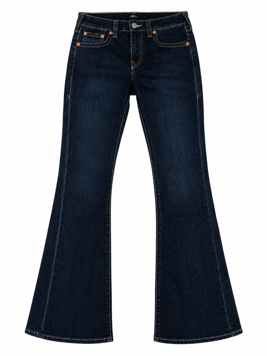 True Religion Becca Mid Rise Bootcut Flap - Muddy Waters - True Religion Becca Mid Rise Bootcut Flap - Muddy Waters
