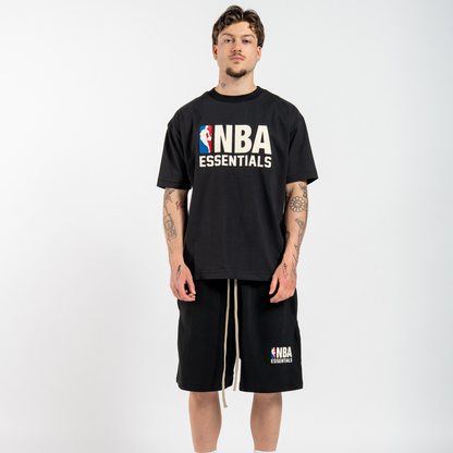 Fear of God Essentials NBA Tee Black White
