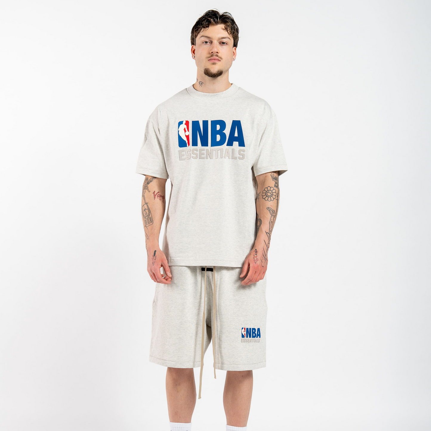 Fear of God Essentials NBA Tee Light Heather