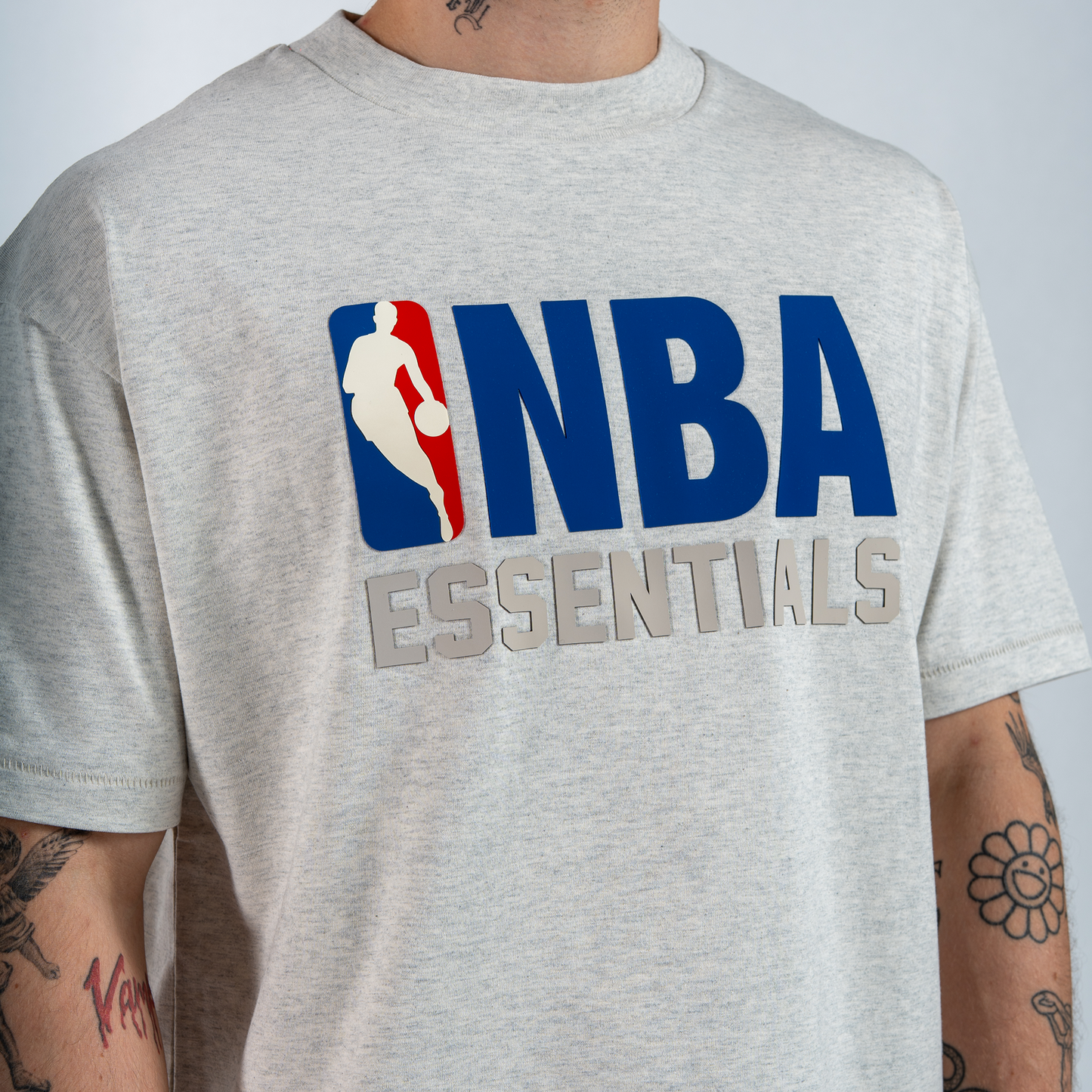 Fear of God Essentials NBA Tee Light Heather