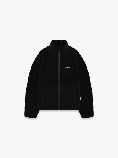 REVERSIBLE FLEECE JACKET - BLACK - RETERRFJB