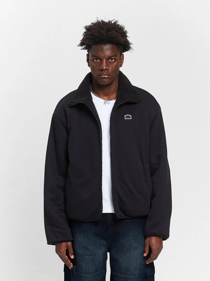REVERSIBLE FLEECE JACKET - BLACK - RETERRFJB