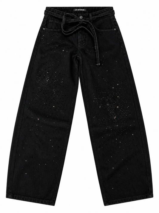 2y Studios Valyssa Balloon Fit Jeans - Black - 2y Studios Valyssa Balloon Fit Jeans - Black