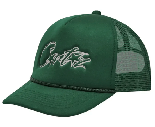Corteiz Allstarz Trucker Hat Green - Corteiz Allstarz Trucker Hat Green