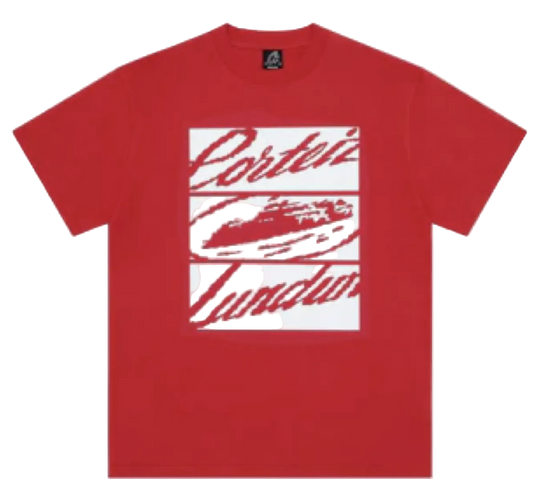 Corteiz Lundun Tee - Red - Corteiz Lundun Tee - Red