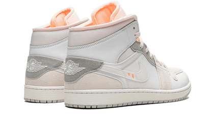 Air Jordan Air Jordan 1 Mid SE Craft Inside Out White Grey - DM9652-100 / DQ3726-100