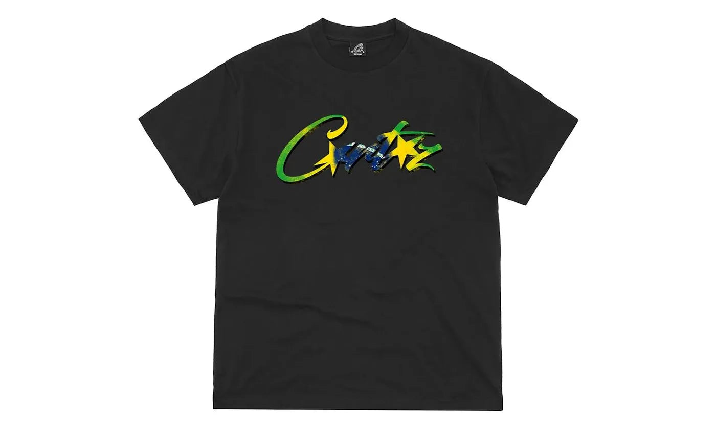 Corteiz Brasil Tee Black - CORT-COBRTB-BLACK