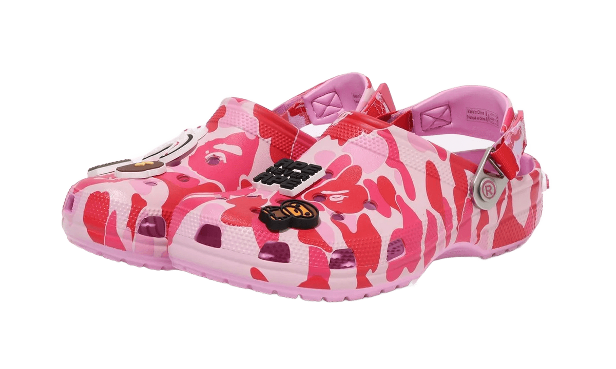 Crocs Classic Clog A Bathing Ape ABC Camo Pink (209627-6I2) - Three52 Crocs Classic Clog A Bathing Ape ABC Camo Pink (209627-6I2) - Three52