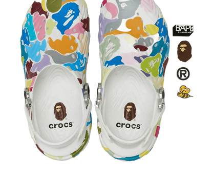 Echo II Clog Bape Pure White - 212493-1BP