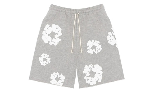 Denim Tears The Cotton Wreath Shorts Grey - DT-SHORT-GREY