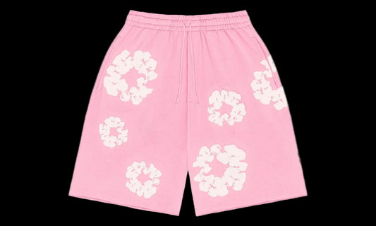 Denim Tears The Cotton Wreath Shorts Pink - DT-DTTCWS-PINK2