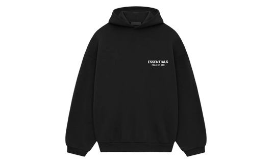 Fear of God Essentials Fleece Hoodie (FW24) Black - 192HO246250F