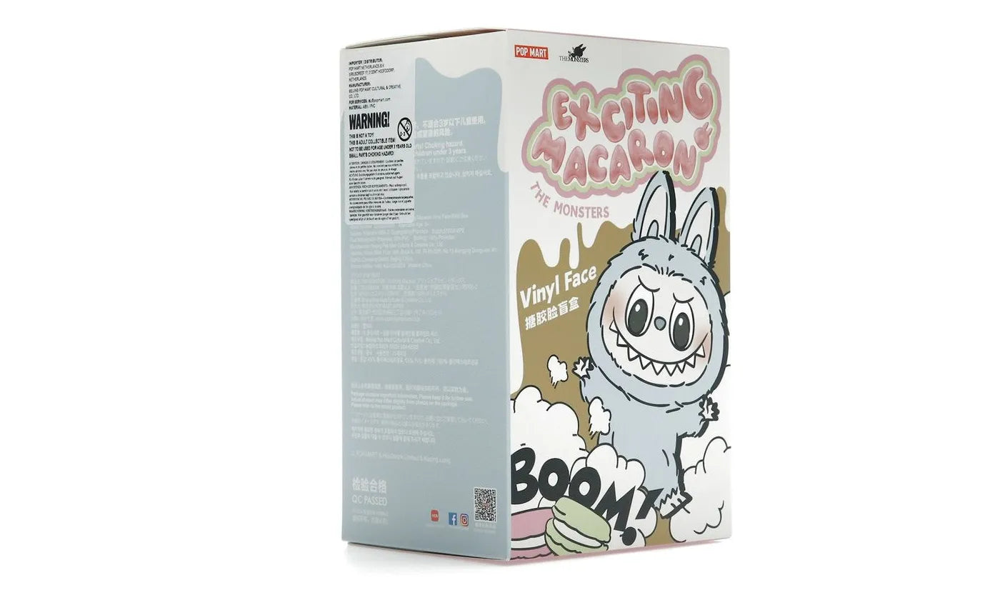 Pop Mart Labubu The Monsters Tasty Macarons Vinyl Plush Pendant Single Blind Box - PM-PMLTMT-MULTI