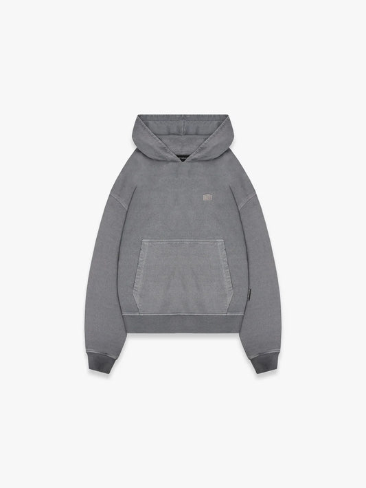 SIGNE ZIP-HOODIE - WASHED  GREY - 1001252030